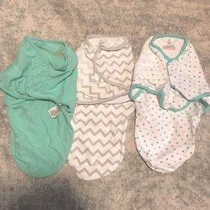 3 Summer Swaddle Me gender neutral swaddles